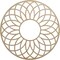 Ekena Millwork Cannes Wood Fretwork Pierced Ceiling Medallion, Birch, 34"OD x 11 5/8"ID x 1/4"T CMWP34X34X0250CNBI - alternate 1